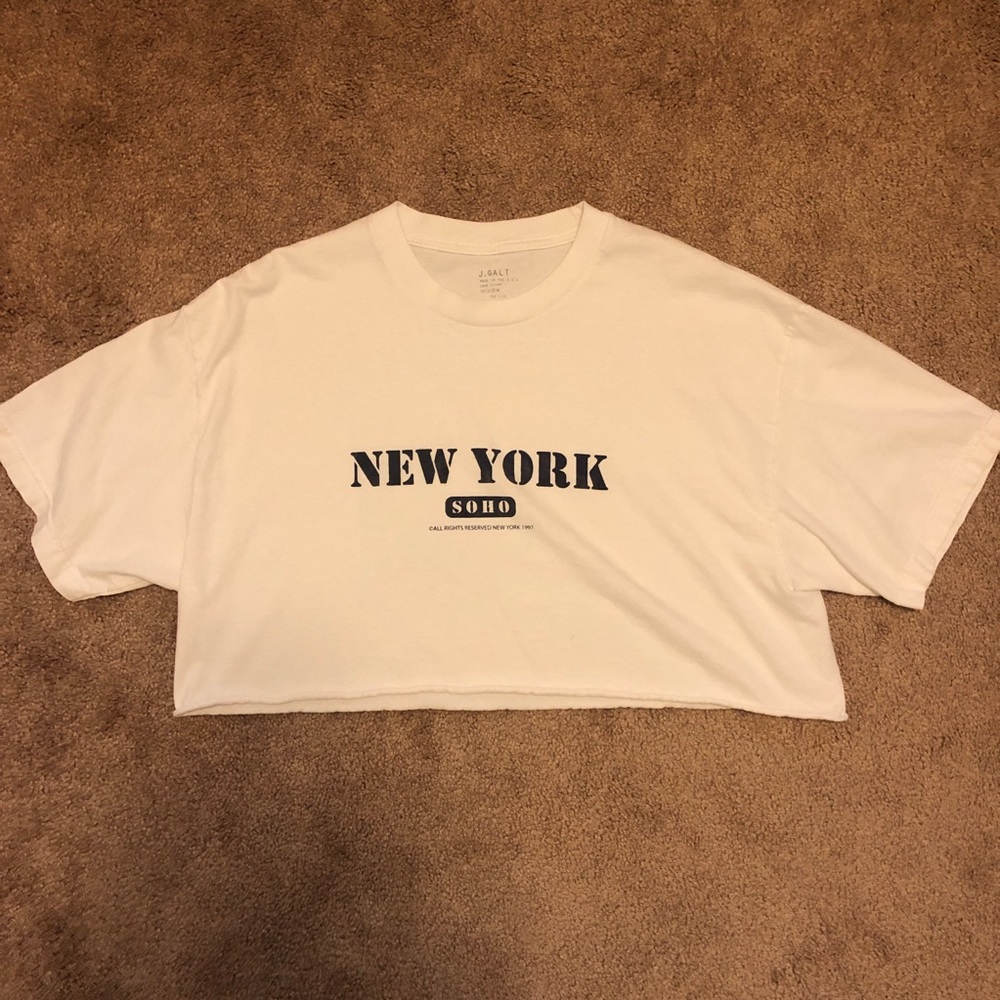brandy melville cropped tee